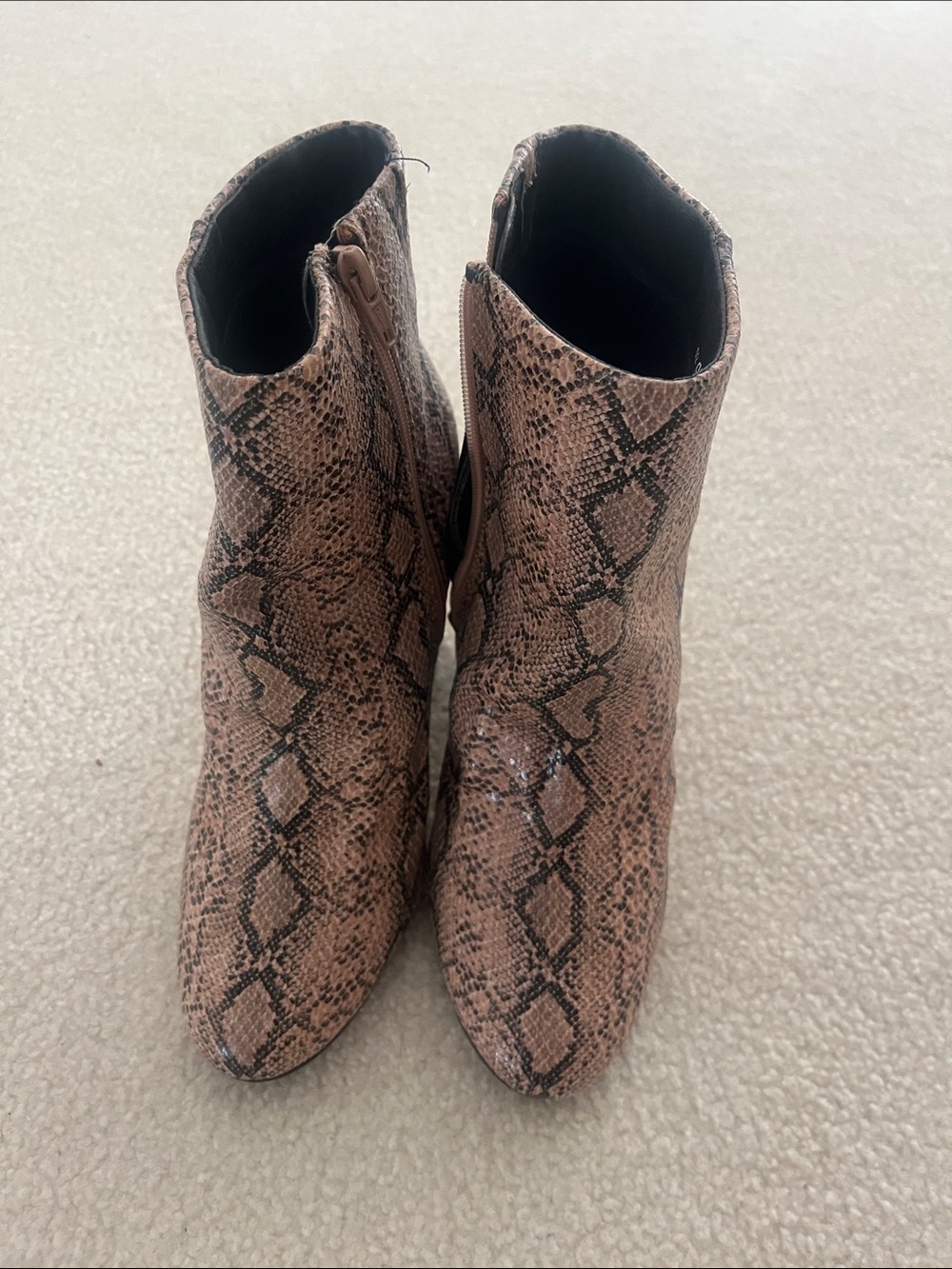 Marks & Spencer Limited Edition Snakeskin Leather Ankle Boots